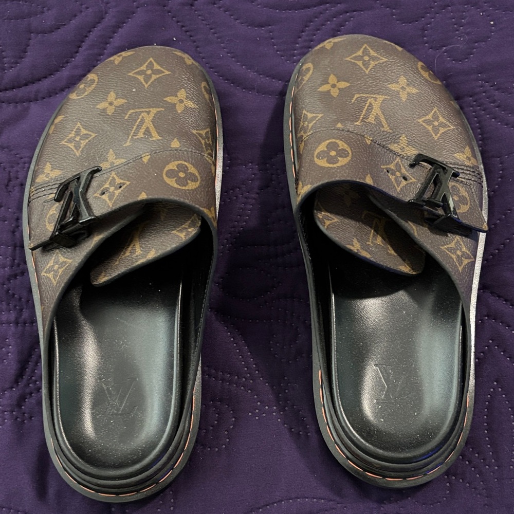 Louis Vuitton Brown Monogram Loafers